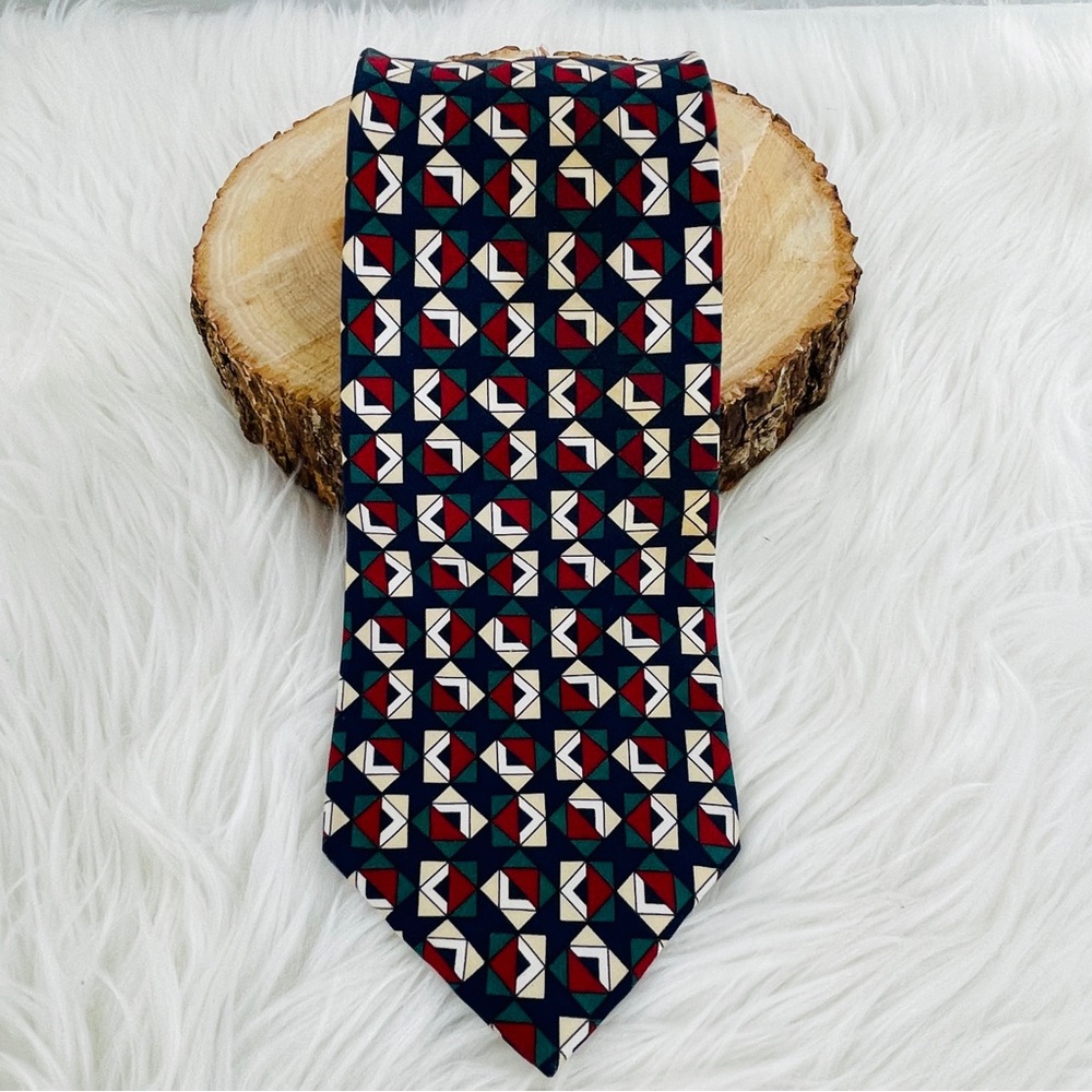 Brook Brothers Silk Abstract Print Tie